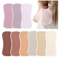 thumbnail image 4 of Multifunctional Baby Burp Towel - Cotton Teething Cloth with Shoulder Pad, Soft Absorbent Drooling Wrap, 4 of 9