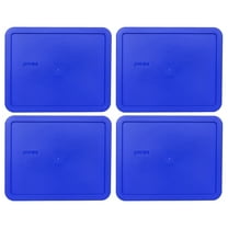 Pyrex Replacement Lid 7212-PC 11-Cup Cobalt Blue Rectangle Cover (4-Pack) for Pyrex 7212 Dish (Sold Separately)
