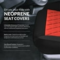 thumbnail image 3 of For 2021-2024 Nissan Rogue S SV SL Platinum Midnight Ed. FH Group Neoprene Custom Fit Car Seat Covers Waterproof Red - Front, 3 of 6