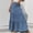 🔥 Blue, variant on USSUMA Drawstring Tassel Denim Skirt Low-Rise Pleated Short Skirt With Button Detail, Casual Cotton Blend Fit For Weekend Streetwear Travel Brunch And Casual Summer Styling — Mini Skirt
