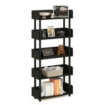 Furinno Turn-N-Tube 5-Tier Toolless Freestanding Multipurposes Display Rack, Espresso