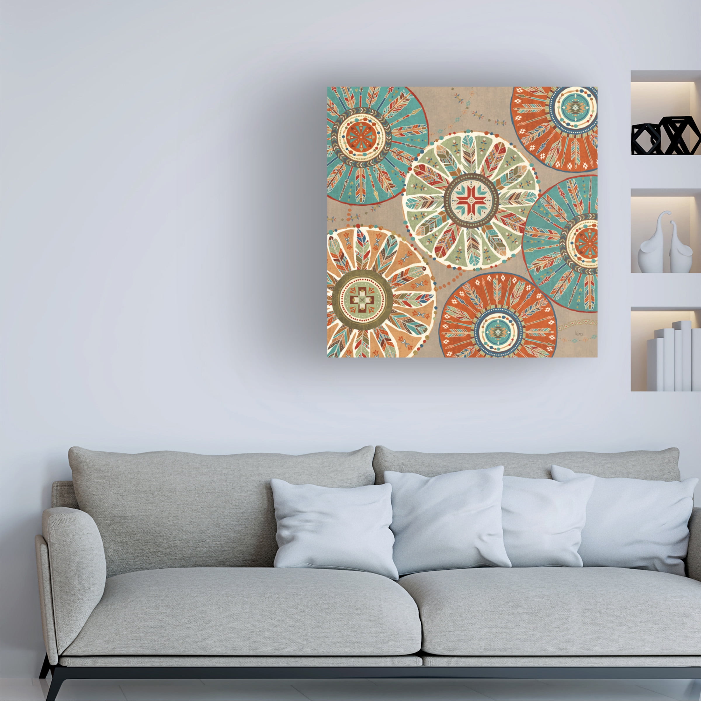 Veronique Charron 'Southwest At Heart XII Square' Canvas Art