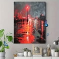 thumbnail image 4 of Cityscape Street Painting Canvas Wall Art，Modern Decor for Living Room Bedroom Office Hotel, 4 of 8