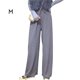 thumbnail image 2 of Qarigey Pantalones Mujer Pantalón Largo Pierna Ancha Pantalón Casual Mujer Cintura Alta Prendas para la parte inferior del cuerpo Gris METRO, 2 of 5