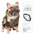 thumbnail image 3 of Balery Adorable Flower Field Cow Sudadera con Capucha para Perros Pequeños – Ropa para Mascotas, Disfraz para Perros y Gatos, Ideal para Fiestas y Cosplay-Medium, 3 of 7