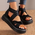 thumbnail image 2 of Women's Platform Thick-Soled Sandals Roman One-Strap Soft Fairy-Style Sandals for Women Summer Beach Shoes Fashion, 2 of 5