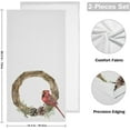 thumbnail image 2 of Xmas Bird Nut Wreath Hand Towels 2 PCS, Kitchen Towel Ultra Soft and Highly Absorbent,Decorative Fingertip Face Towel for Bathroom Hotel, 28.3"x14.4", 2 of 6