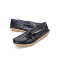 thumbnail image 3 of Frontwalk Women Flats Round Toe Boat Shoes Hollow Out Loafers Walking Casual Moccasins Womens Slip On Black 8.5, 3 of 9