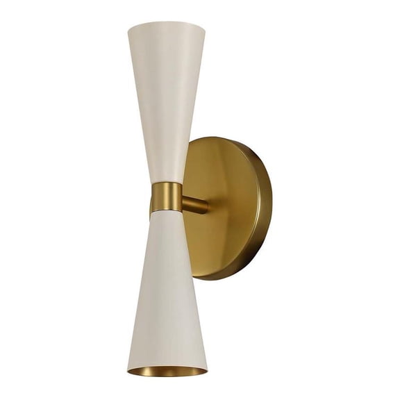 6W 2 Led Wall Sconce In Modern Style-12 Inches Tall And 5 Inches Wide Kalco Lighting 310422Wvb