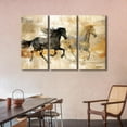 thumbnail image 2 of Canvas Wall Art White Brown Horse Canvas Pictures Wall Decor Farmhouse Animals Canvas Painting Rustic Artwork Canvas Prints Living Room Bedroom Bathroom Office Home Wall Decoration Unframed, 2 of 6