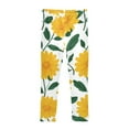 thumbnail image 2 of Girl's Legging Full-Length Colorful Print Tights For Dance Gym Everyday Wear Yellow Daisies Seamless Pattern, 2 of 8
