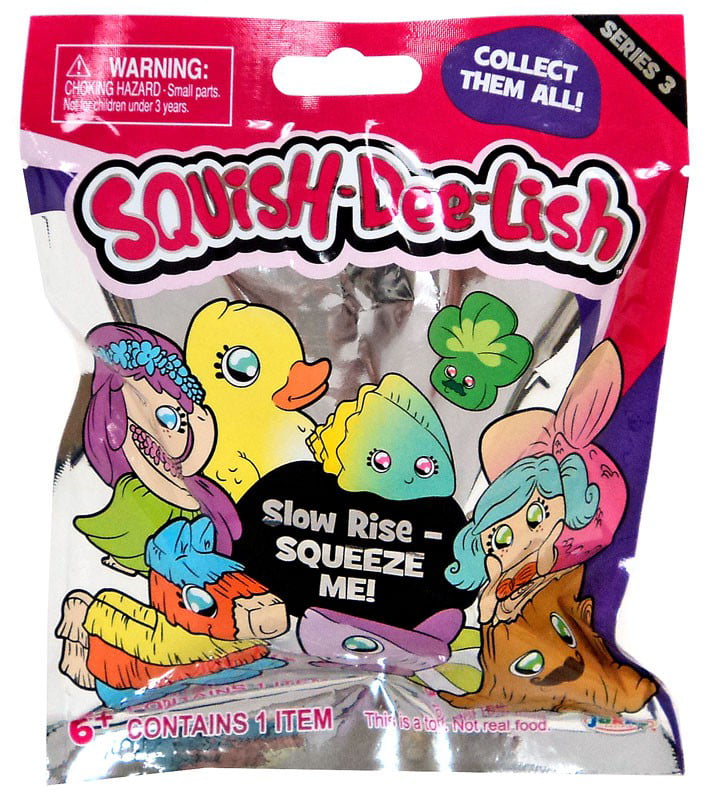x4 Squish Dee Lish Blind Bags New Sealed Wacky 2 Second Series 