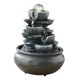 thumbnail image 3 of Fuente de sobremesa Escritorio Fuente de cascada para interiores Fuente de agua iluminada para Estilo B, 3 of 9
