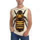 thumbnail image 1 of Balery Honey Bee Camisetas sin mangas para hombre, absorbe la humedad y protege contra el mal olor.-XX-Large, 1 of 7
