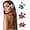 Blue+Orange-Red+Yellow, variant on AWAYTR 3 Pcs Floral Clips for Women Girls Large Hair Flowers Set Tropical Simulated Egg Flower Clip for Beach Wedding Hair Accessories