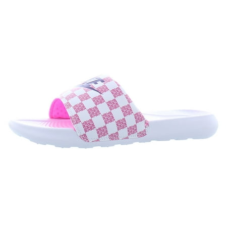 

Nike Victori One Slide Print Womens Shoes Size 10 Color: White/Indigo/Burst Pink