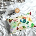 thumbnail image 5 of Yiaed Floral Vintage Print Brushed Microfiber Envelope Pillowcases, Standard,Envelope Closure Pillow Cases(No pillow core)-14"x20", 5 of 6