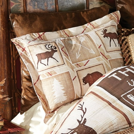Cabin Adventures King Sham Clearance Walmart Com
