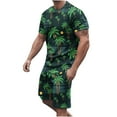 thumbnail image 1 of Chemises à Manches Courtes pour Hommes Imprimé Hawaïen Manches Courtes Décontracté Plage Manches Courtes Col Rond Blouses & Chemises Ensembles Chemises Hommes Manches Courtes Chemises Hommes Manches Courtes Décontractées, 1 of 5
