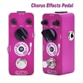thumbnail image 3 of Pedal de Chorus para Guitarra Eléctrica, Mini Pedal de Efectos de Chorus para Guitarra Eléctrica, Tono Chorus Clásico y Cálido para Efectos de Guitarra Eléctrica, Bypass Verdadero, 3 of 5