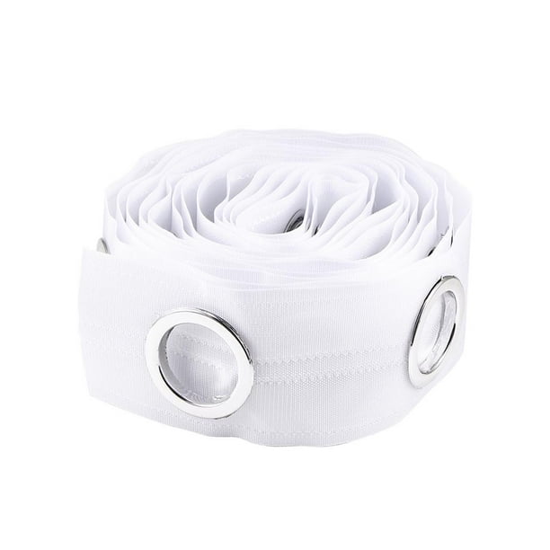 Cinta De Cortina Blanca Con Anillo De Plata De 42Mm, Accesorios De Cortina Diy Para Puerta De Ventana De Casa Eigraketly HA024369-01