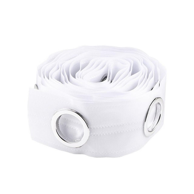 Cinta De Cortina Blanca Con Anillo De Plata De 42Mm, Accesorios De Cortina Diy Para Puerta De Ventana De Casa Scienceny HA024369-01