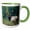 Green/White, variant on 3drose, Roosevelt Bull Elk, Hoh Rainforest, 11oz Mug