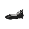 thumbnail image 4 of New Girl Little Angel Ashley-931D Rhinestone Ankle Strap Charmed Ballet Flat, 4 of 5