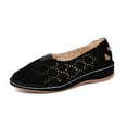 thumbnail image 2 of AOOCHASLIY Women Sandal Clothes Flat Shoes Hollow Wedge Heel Casual Large Size Single Fashion Shoes, 2 of 8