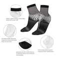 thumbnail image 5 of Naloa Monochrome Leopard Horse Ankle Socks for Women Non Slip Socks No Show Socks Classic Low Cut Casual Socks Casual Socks, 5 of 7