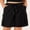 #2Black, variant on MYAOYI Bermuda Cargo Shorts for Women Drawstring Waist Multi Pockets Elastic Waist Casual Hiking Summer Shorts