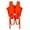 F-Orange, variant on WERYOUNG Girls Boys Swimwear Sleeveless Zip Up Buoyancy Life Jacket Coast Guard Approved Life Vest Kids Leisure Outdoor Beachwear,Hot Pink,L