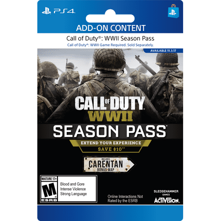 Sony Call of Duty WWII Season Pass (Email Delivery)