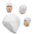 thumbnail image 4 of Gorro De Natación Gorro De Natación De Silicona Gorro De Natación De Alta Elasticidad Gorro De Natación Impermeable Suministros De Natación 2 Piezas Gorro De Natación, 4 of 8