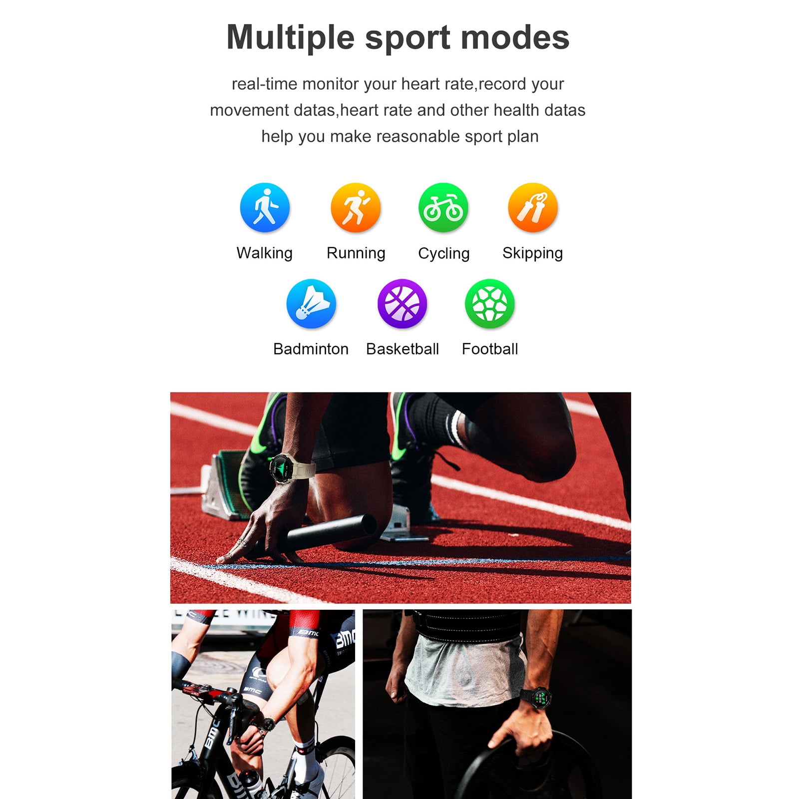 LEMFO K22 Smart Watch IPS Full-Touch Screen BT Call