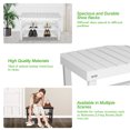 thumbnail image 5 of Ecomex 27.5" Solid Wood Shoe Bench, 3-Tier Shoe Organizer for Entryway Hallway - White, 5 of 7