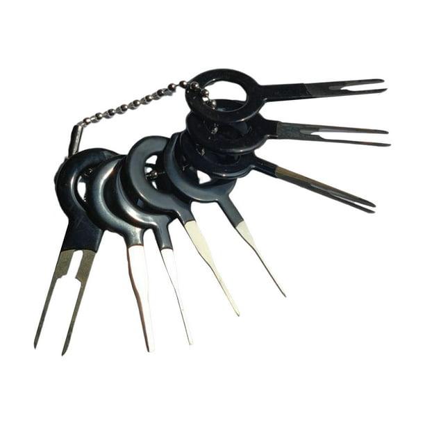 Pasador de extracción de terminales,Juego de herramientas de extracción de terminales de coche,llave de reparación,Herramienta de extracción de terminales Arnés de cables,Herramienta de