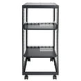 thumbnail image 4 of Choco Moon 20U Open Frame Server Rack, Versatile 15-40" Depth, Freestanding/Wall Mount IT Rack, 4 Post AV Caster Shelf, Supports Full Range of Networking, Router, Modem & AV Gear, 4 of 11