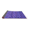 thumbnail image 2 of Ahgly Company Indoor Square Abstract Purple Modern Area Rugs, 5' Square, 2 of 4