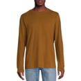 thumbnail image 2 of George Men's Crewneck Tees with Long Sleeves, 3-Pack, 2 of 5