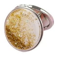 thumbnail image 3 of Makeup Mirror Compact Mirror Portable Hand Mirror Round Mini-Tasche Mirror With -round, 3 of 8