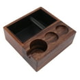 thumbnail image 3 of Spptty Wooden Coffee Filter Tamper Holder Portafilter Stand Home Kitchen Cafe Machine Accessories,Coffee Filter Tamper Holder,Wooden Coffee Tamper Base, 3 of 8