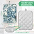 thumbnail image 6 of Yayeee Pot Holders Kitchen Heat Resistant with Pockets 7"x9.8" Cotton Oven Cooking Hot Pads, Green Flourishing Garden, 6 of 7
