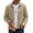 Kahki, variant on COOFANDY Jackets for Men Casual Full Zip Jackets Stand Collar Jacket Fashion Fall Coat