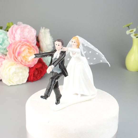 MAOWW RESIN Mari茅e et Figurines Groom Mobilier Meubles De Mariage D茅coration Poup茅es De Mariage D茅coration De Mariage Poup茅es D茅butant Anniversaire Cake Topper