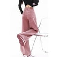 thumbnail image 6 of WCMZJ Cute Jeans for Women Girls Star Patchwork Pants Y2K High Waisted Straight Leg Baggy Jean Casual Preppy Clothes. Hot Pink M, 6 of 7