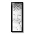 thumbnail image 2 of ArtToFrames 6" x 17" Satin Black Tall Picture Frame, 6x17 inch Black Wood Poster Frame (WOM-1852), 2 of 8