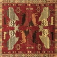 thumbnail image 1 of Ahgly Company Indoor Square Animal Brown Traditional Area Rugs, 4' Square, 1 of 4