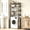 Brown, variant on Bigleap 4-Tier Over-The-Toilet Storage Rack – Adjustable Shelves, Space-Saver Bathroom Organizer with Paper Holder & Hooks, Brown