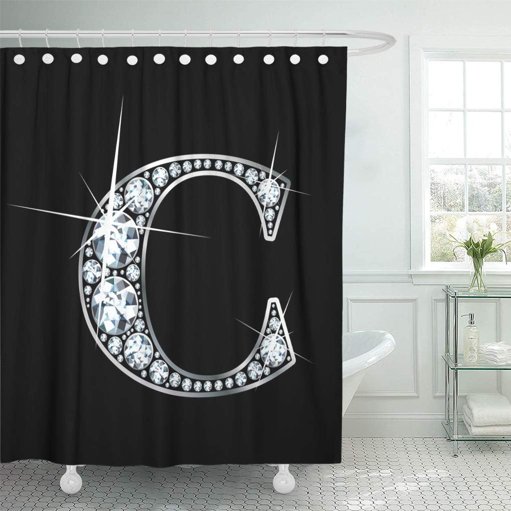 bling shower curtain ideas